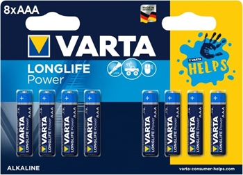 VARTA LONGLIFE Power_VARTA Helps 8xAAA